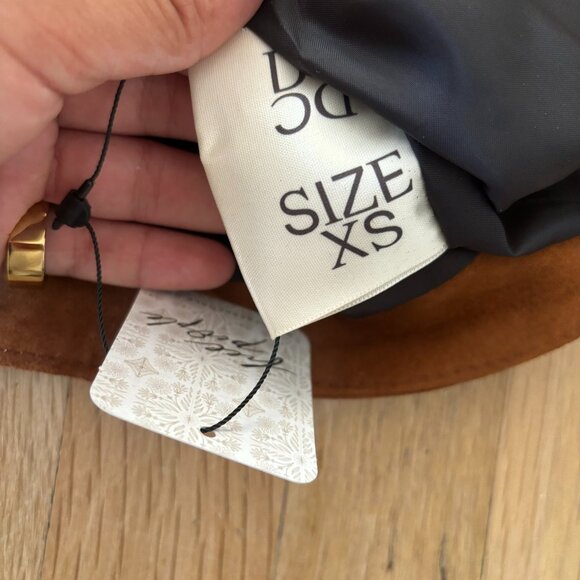 NWT | Dancassab x Free People Brown Embroidered Leather Suede Vest XS - $700 - Picture 3 of 4